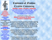 Tablet Screenshot of costumesofnashua.com
